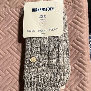 Birkenstock Women's Knit Gray Socks